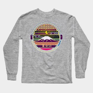 Mt Fuji Nocturne Long Sleeve T-Shirt